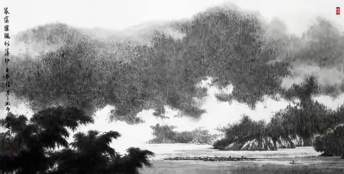 《暮霭朦胧似薄纱》
