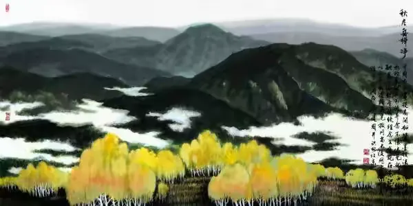 《秋老岳桦净》