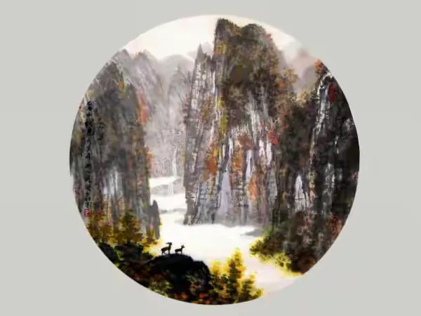 《嵩山秋色》》