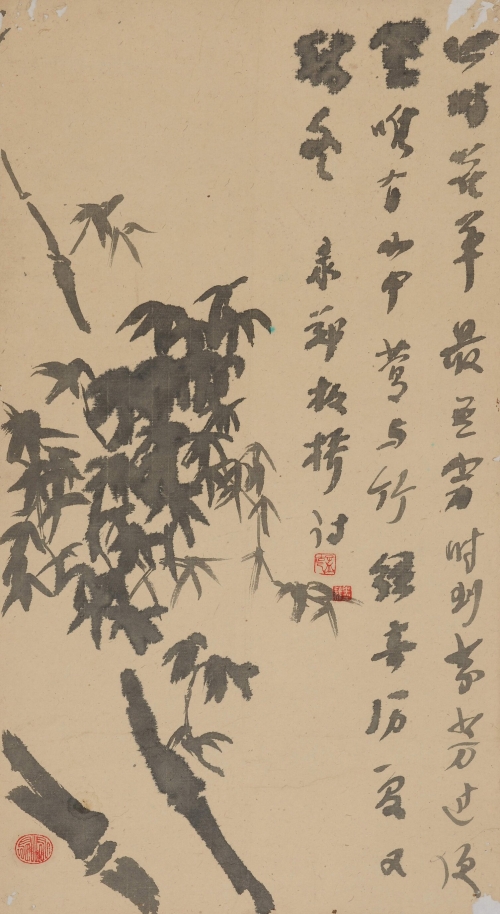 《郑板桥诗竹》