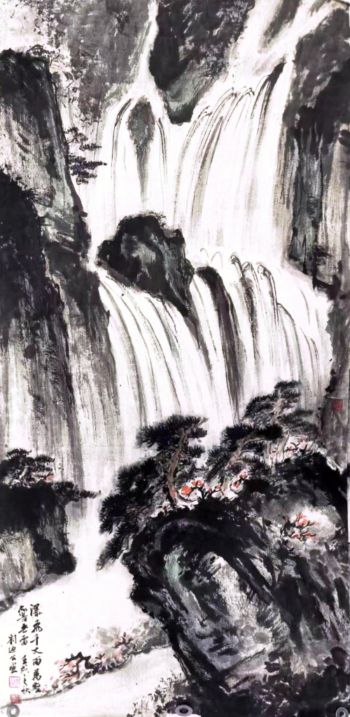 《瀑飞千丈》