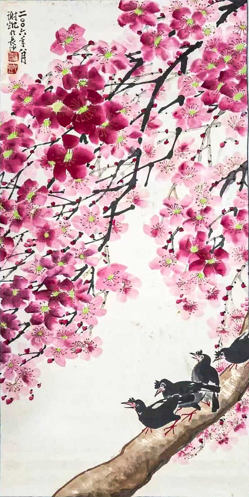 《红花八哥》