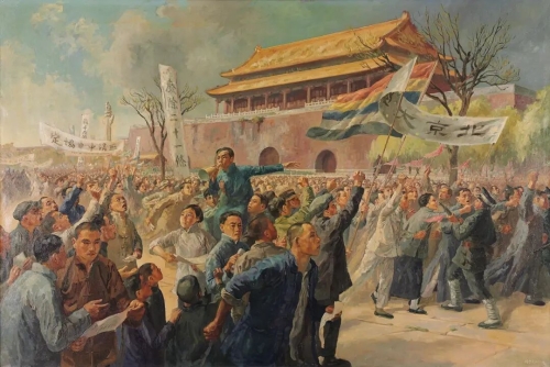 《五四运动》油画  155×236cm1951年