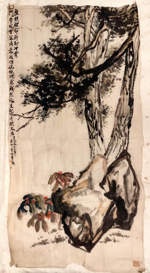 黄遐举国画作品