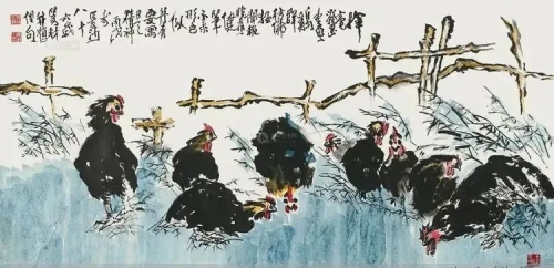 欧阳笃材国画作品