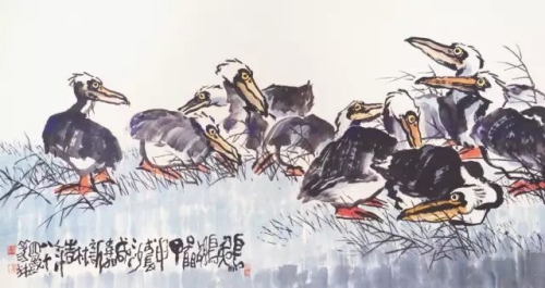 《鹈鹕图》