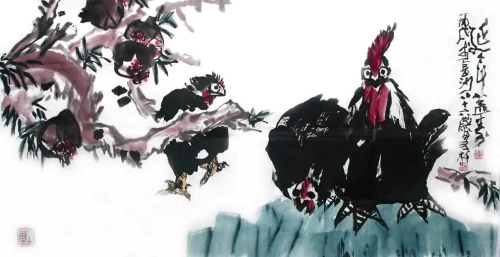 欧阳笃材国画作品