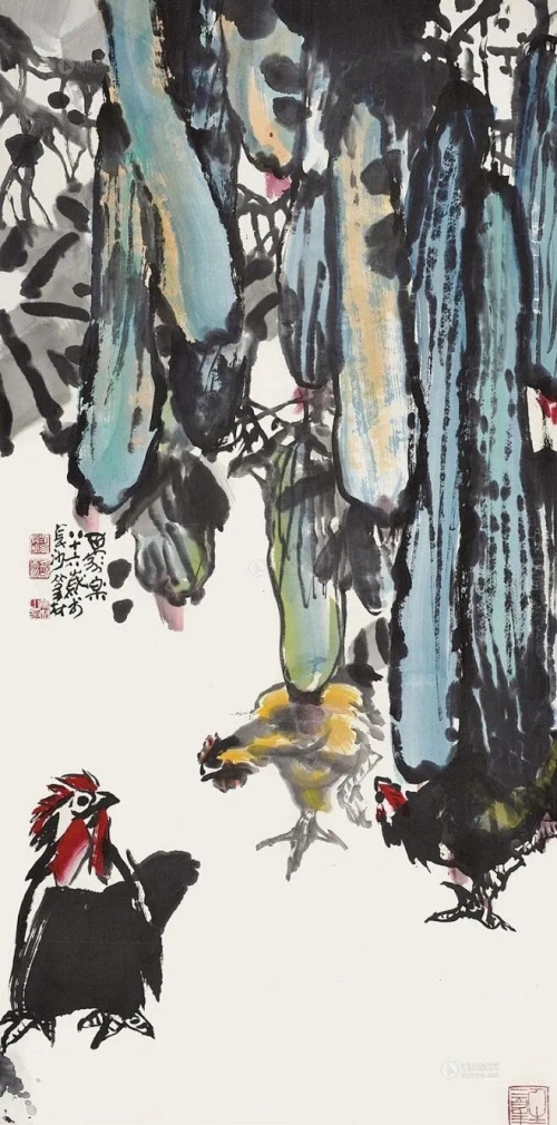 欧阳笃材国画作品