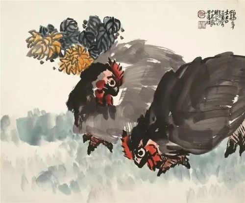 欧阳笃材国画作品