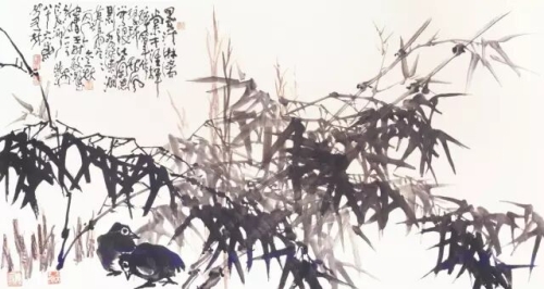 《墨竹》