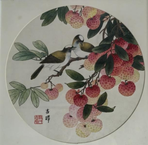 《段吉璋工笔画作》