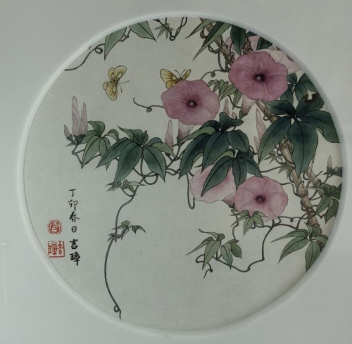 《段吉璋工笔画作》