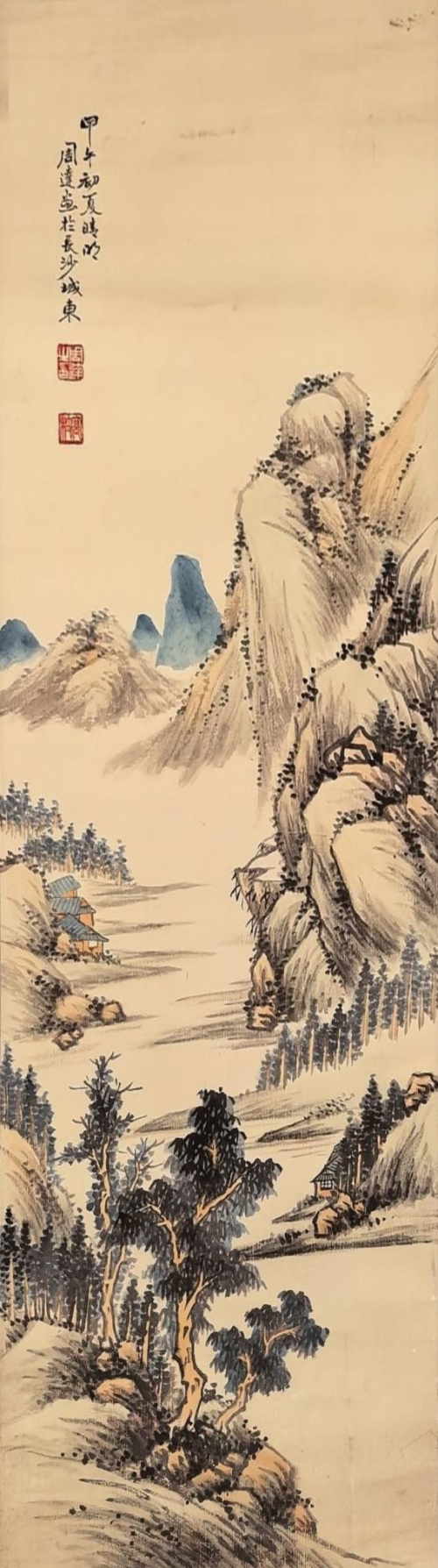 周达国画作品