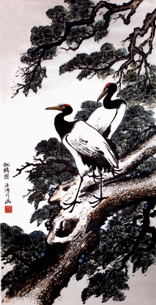 松鹤图